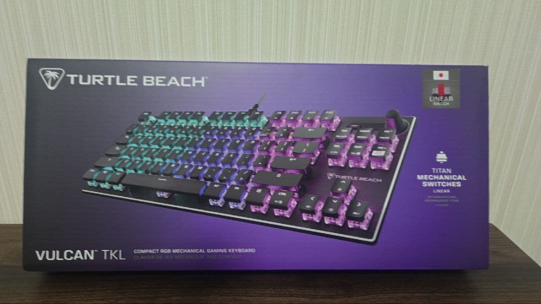 TURTLE BEACH Vulcan TKL Proゲーミングキーボード 黒