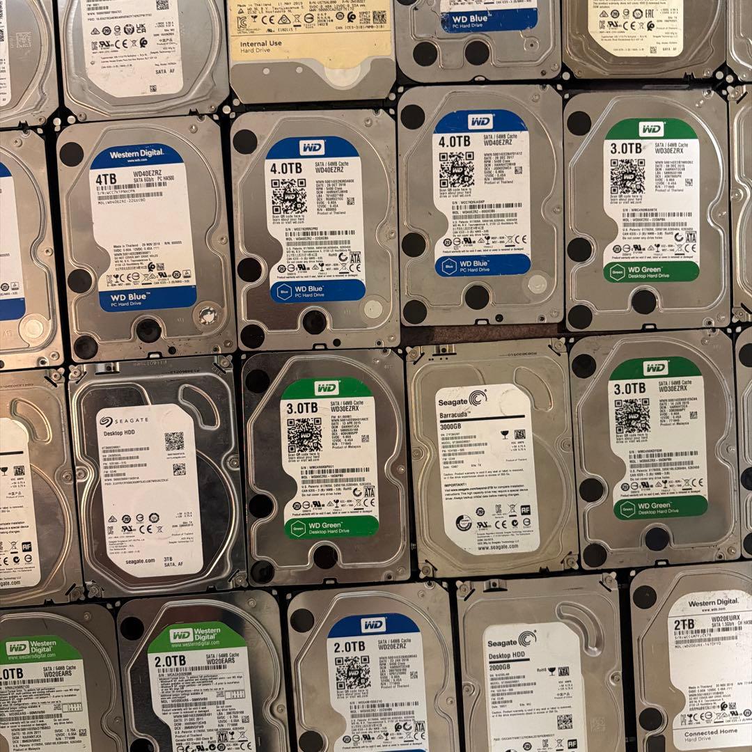 【大容量HDDまとめ売り】2TB〜14TB 計45台セット 業者様・転売歓迎
