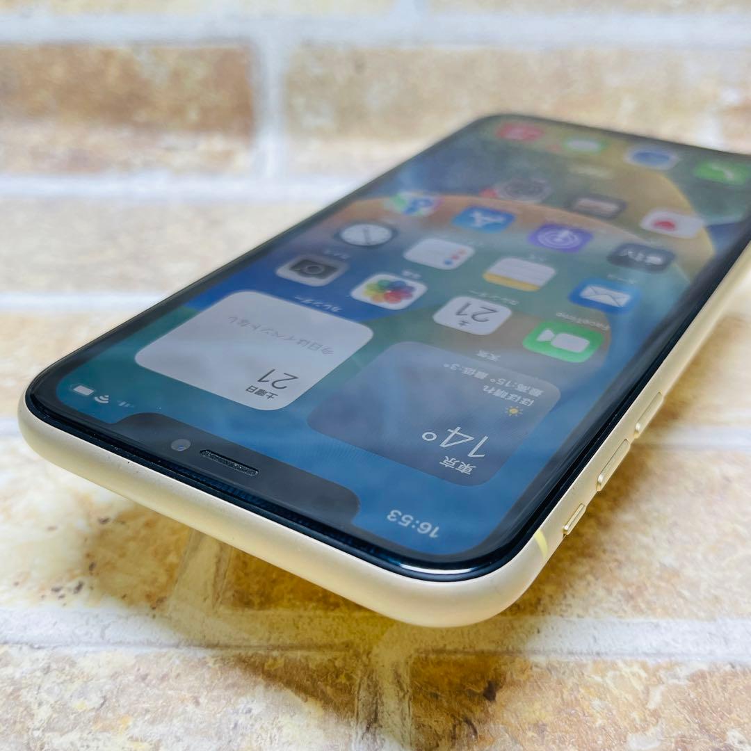 SIMフリー iPhoneXR 64GB イエロー 電池良好