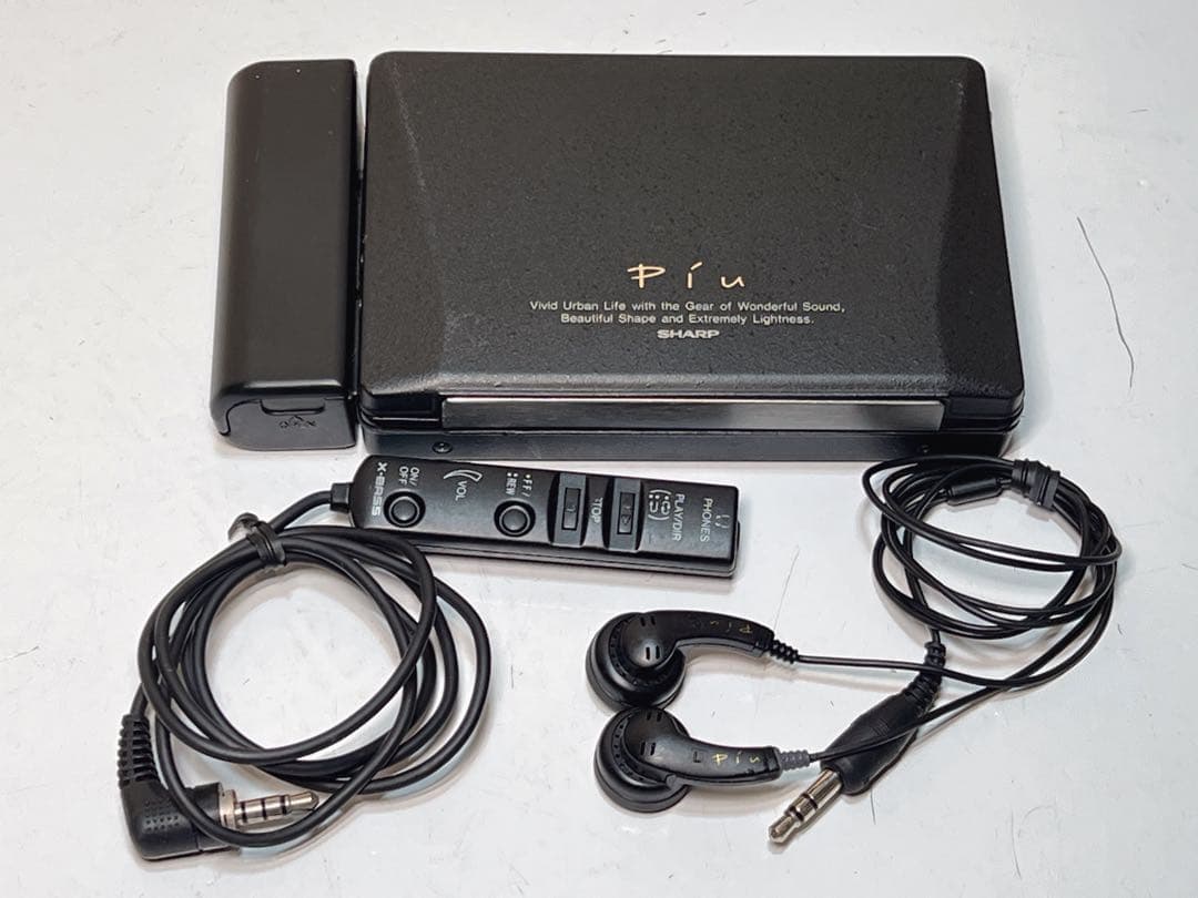 シャープ Piu JC-K99-BKポータブルカセットプレーヤー ジャンク品