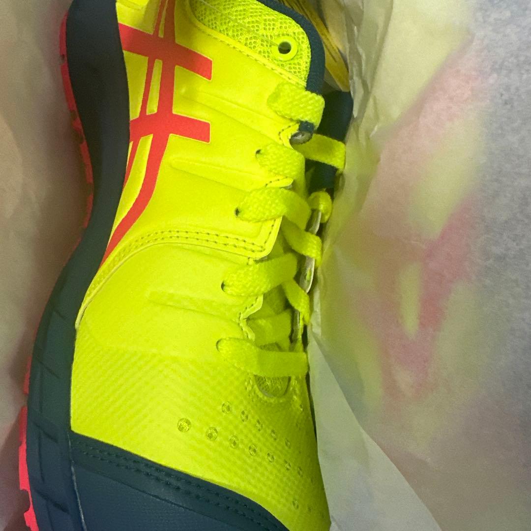 安全靴 ASICS WINJOB CP113 Yellow/Diva Pink