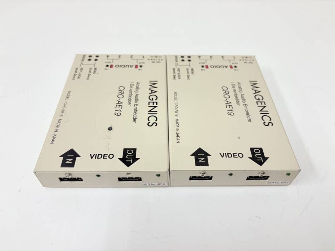 IMAGENICS アナログオーディオエンベッダー CRO-AE19