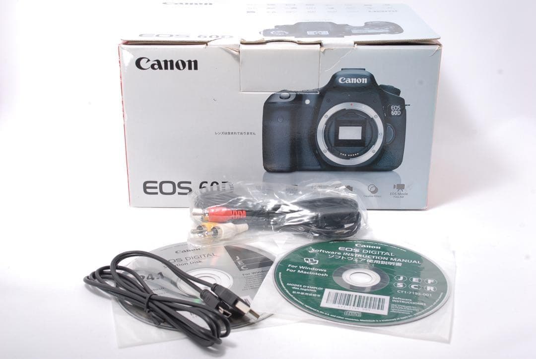 ショット数990回！✨新品級 Canon EOS 60D レンズセット 元箱付