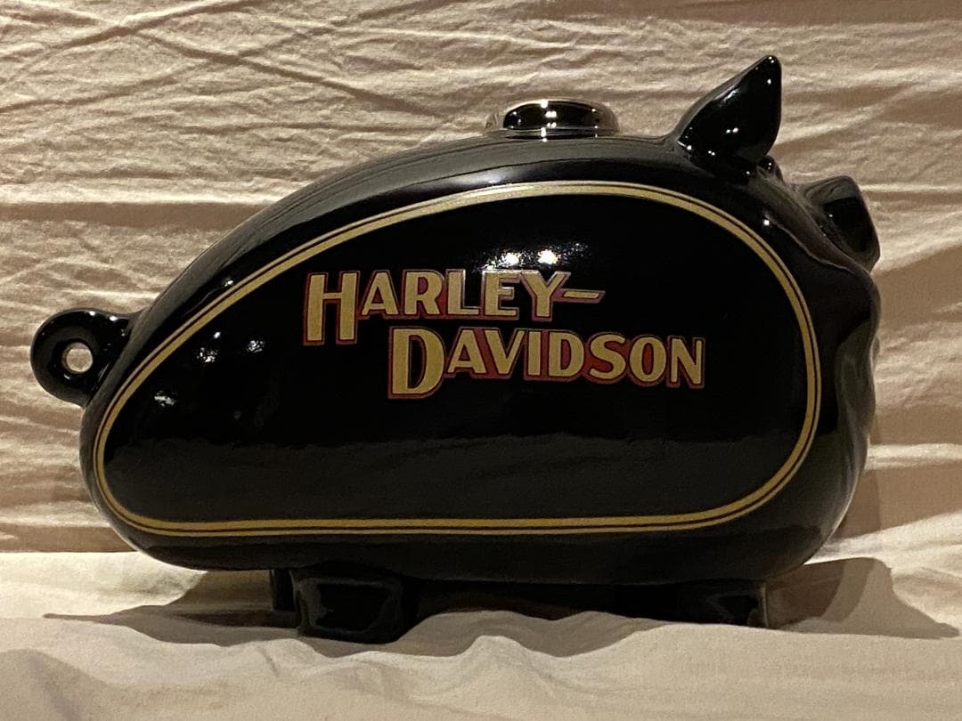 HARLEY-DAVIDSON 豚型 タンク 貯金箱