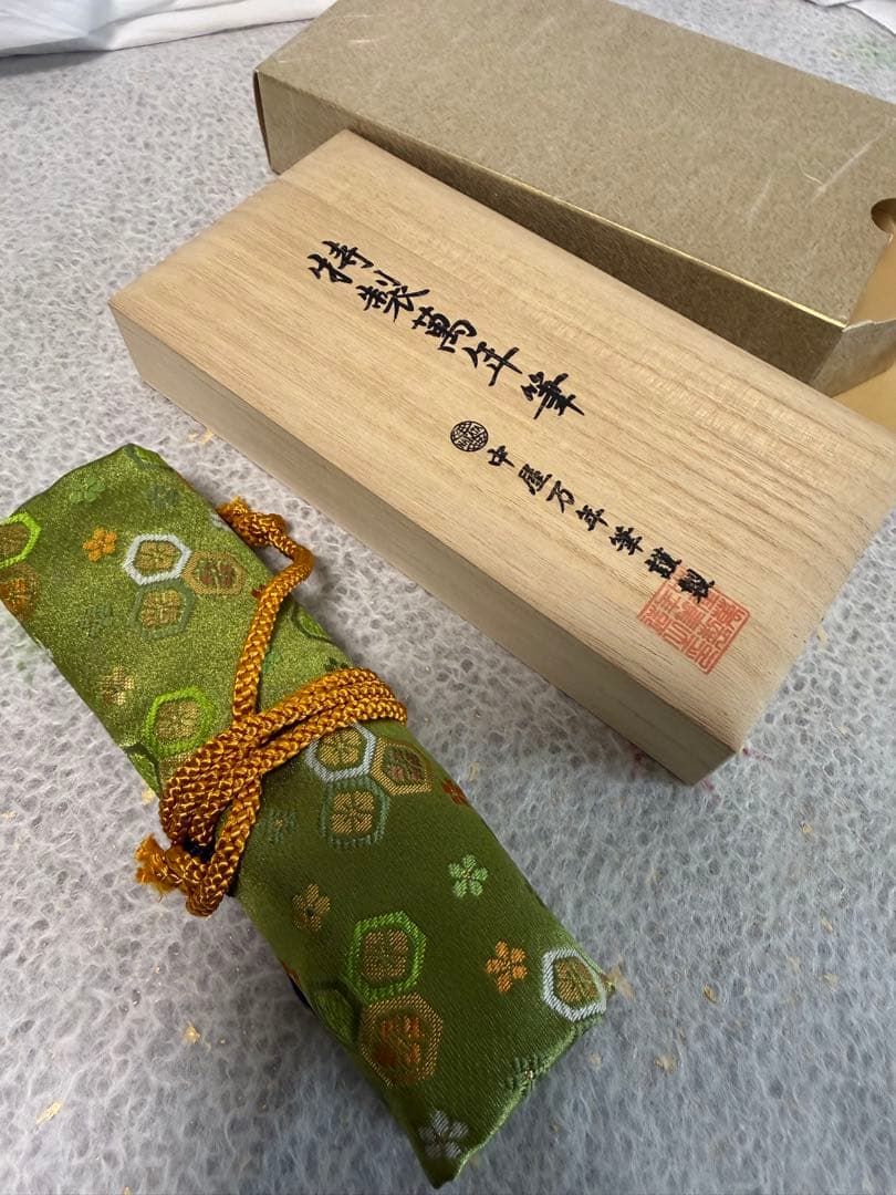 中屋万年筆-猿、NAKATA、纯金箔入れる、シガー、ロング