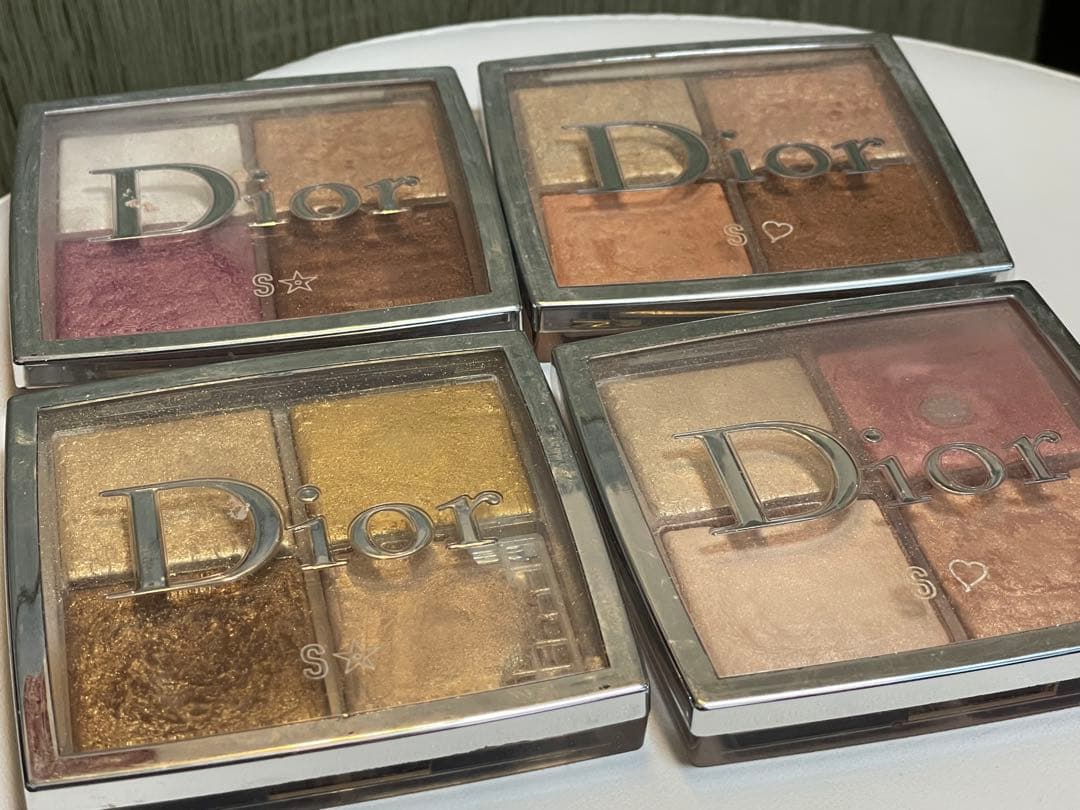 み*ー様 ディオール Dior バックステージフェイスグロウパレット　4個セット