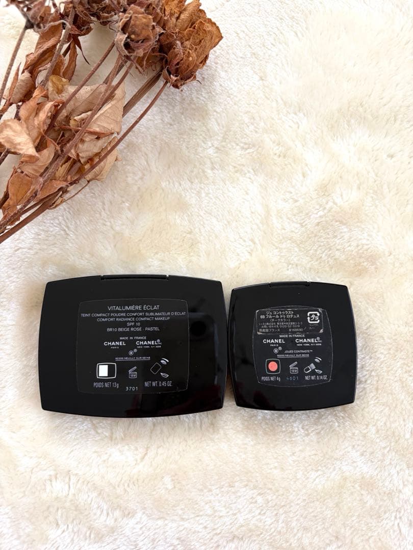 【美品・おすすめ‼︎】CHANELシャネルファンデーション13g＋チーク4g