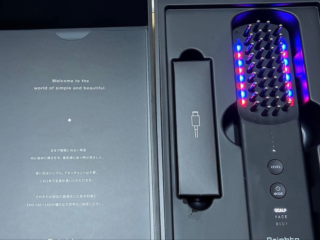エレキブラシプラス　ブラシ型美顔器