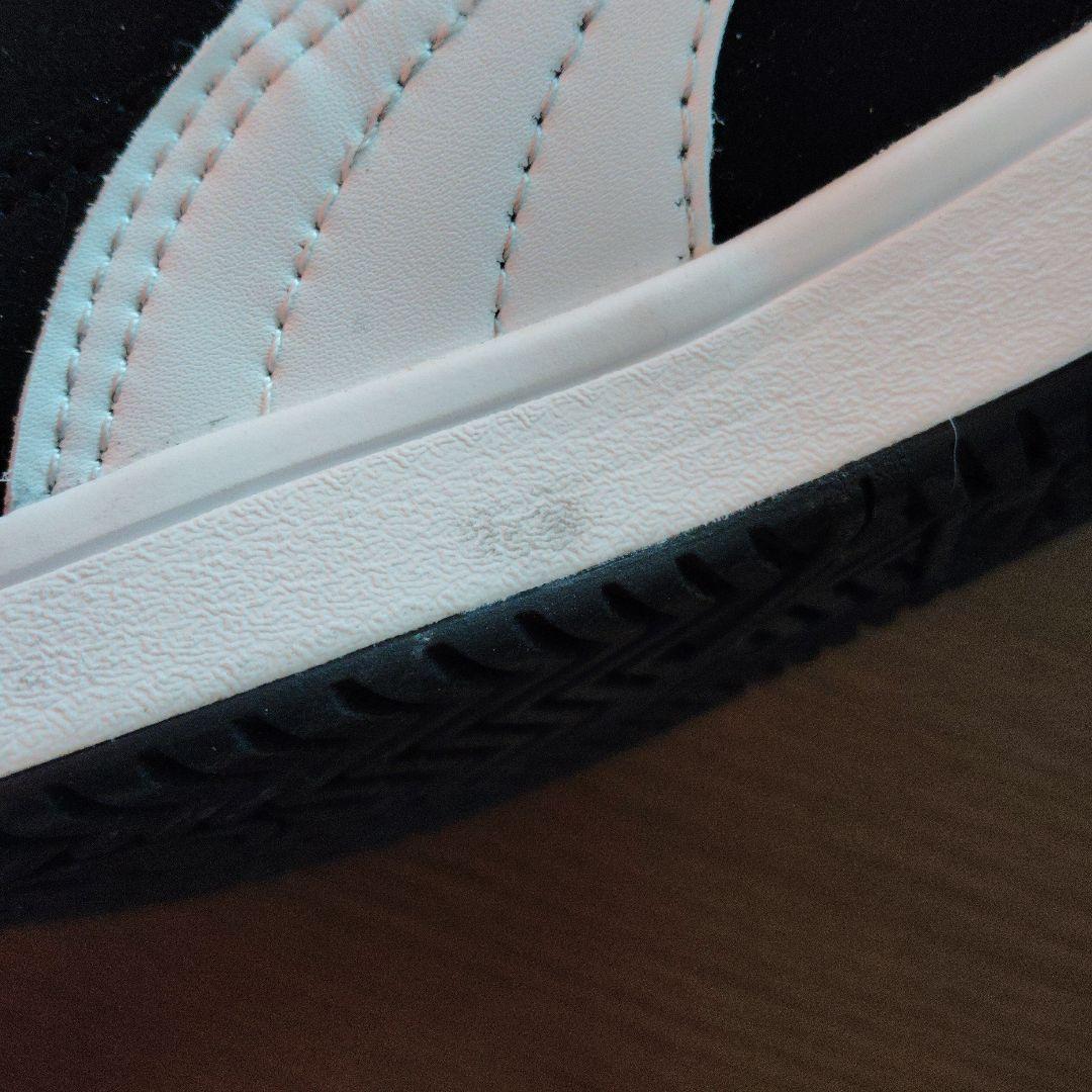 PUMA 黒白 ローカットスニーカー　安全靴　24.5cm