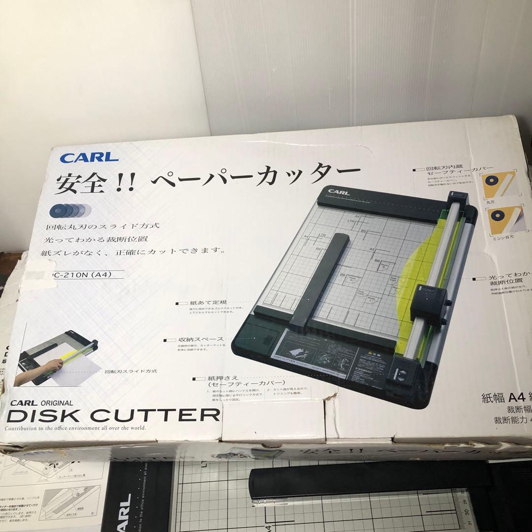 カール事務器 ディスクカッター裁断機 A4サイズ DC-210N ブラック