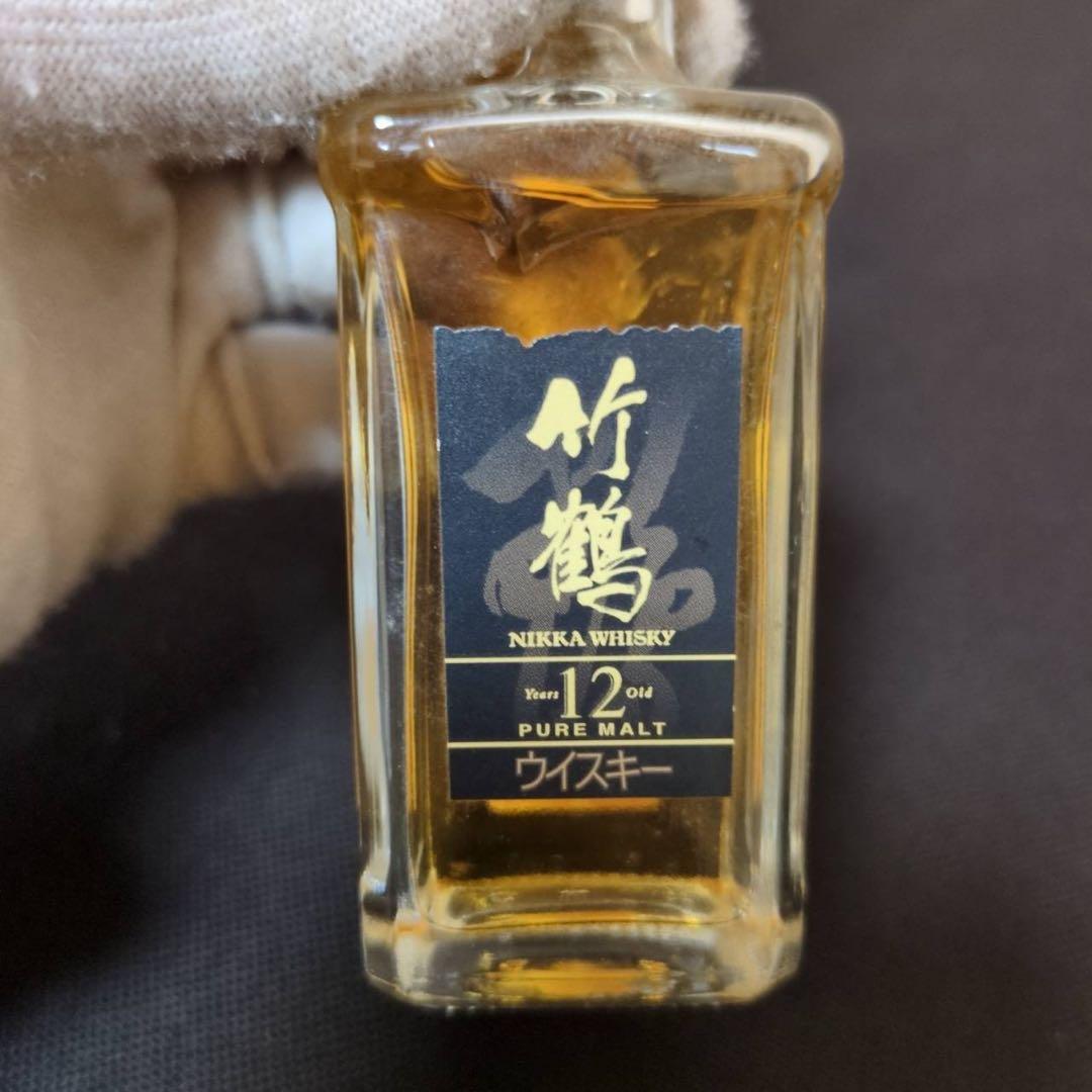 【激レア】終売品 ニッカ 竹鶴 12年 ピュアモルト 50ml ミニチュアボトル