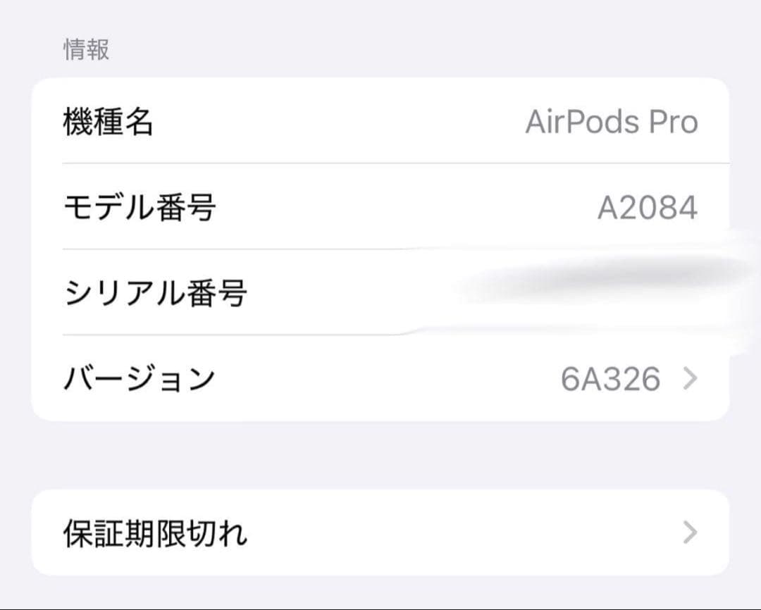 Apple AirPods Pro MagSafe 第1世代　A2083 中古
