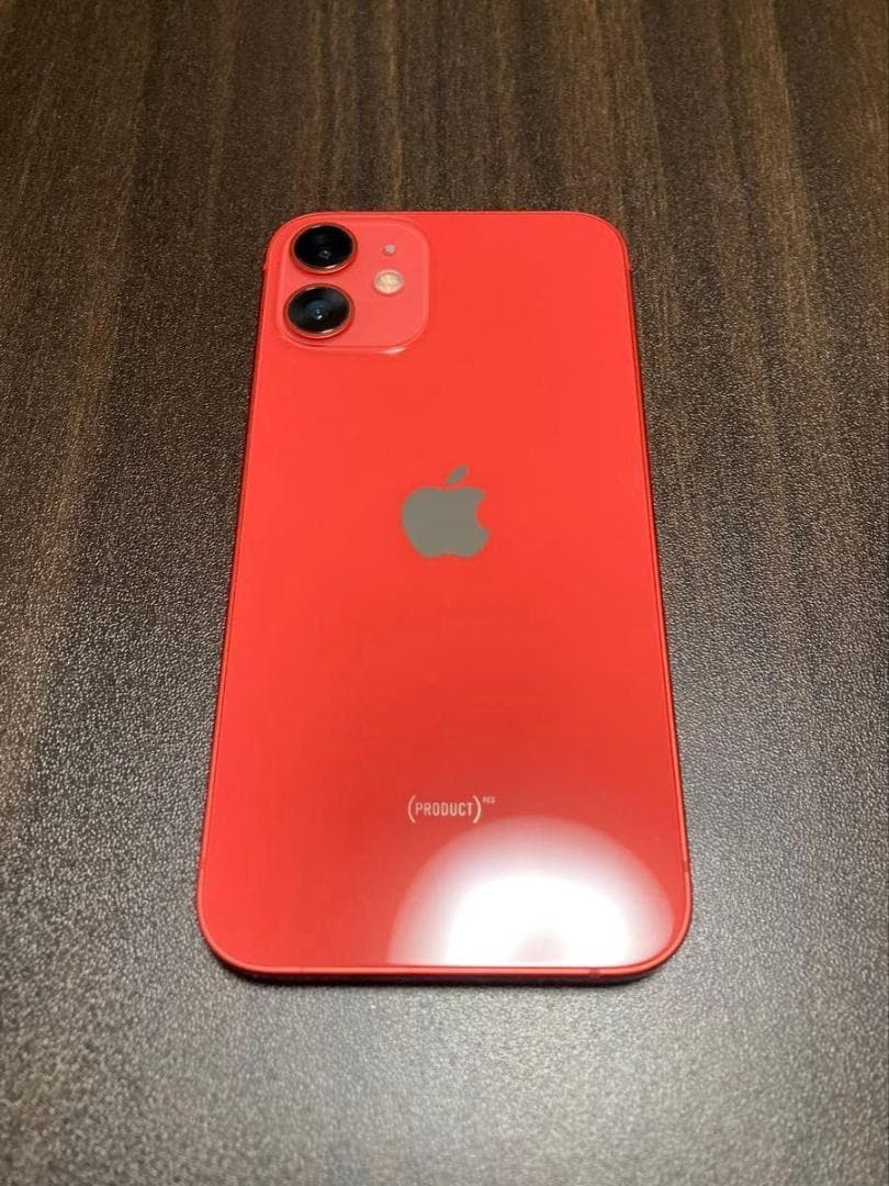 【美品】iPhone 12 mini レッド 64GB バッテリ100%