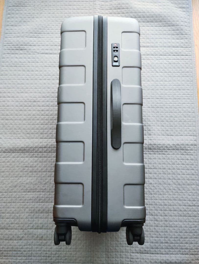 ♥無印良品 75L 大型グレーキャリーケース（ストッパー付き）