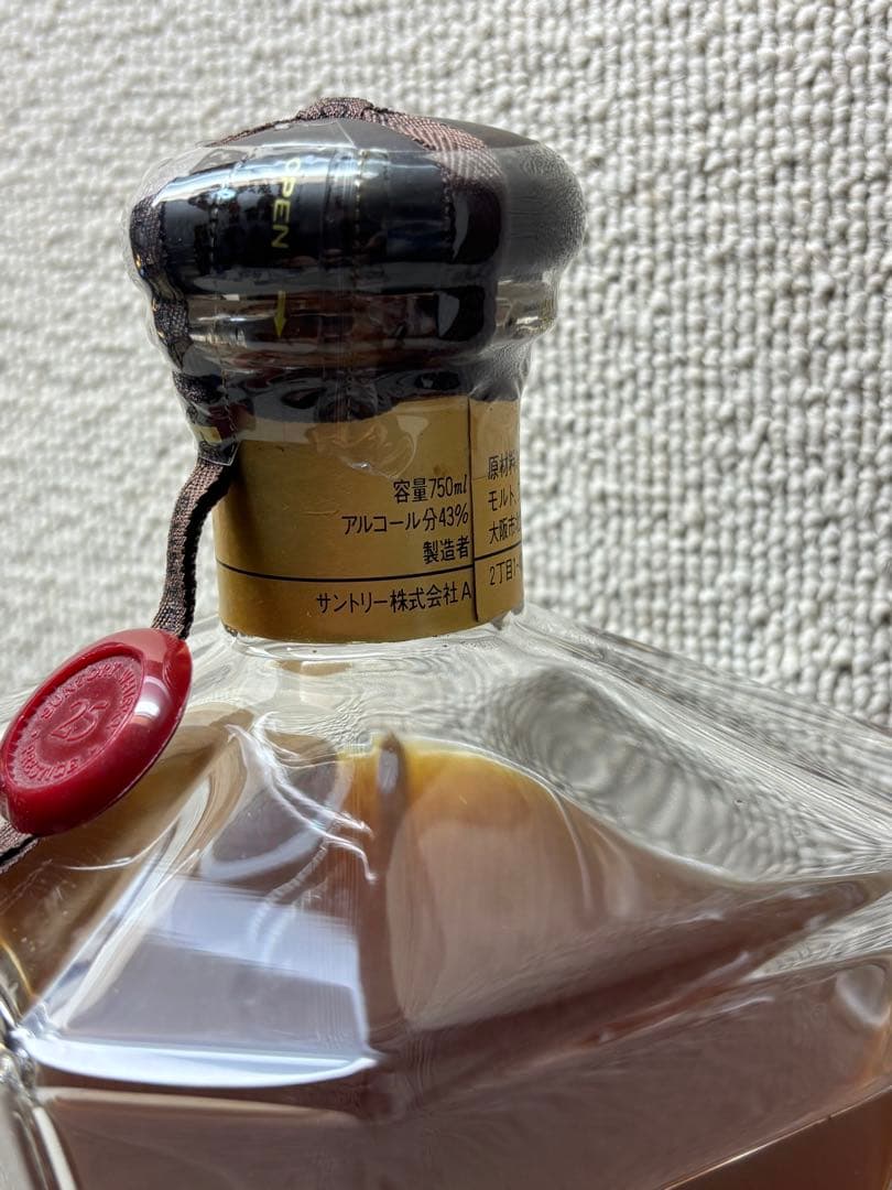 【訳あり品注意】サントリー　プレステージ25年　未開封　古酒　ウイスキー液面低下