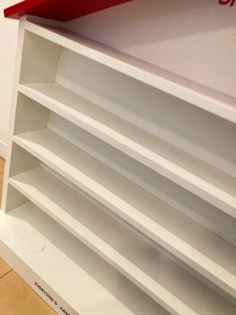 非売品★SNOOPY 店舗什器 木製棚 店頭用ディスプレイ棚 コレクション棚