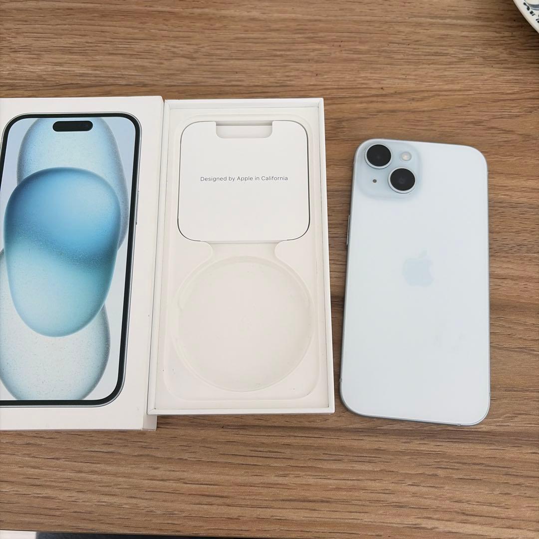 Apple iPhone 15 ブルー 256gb バッテリー76%