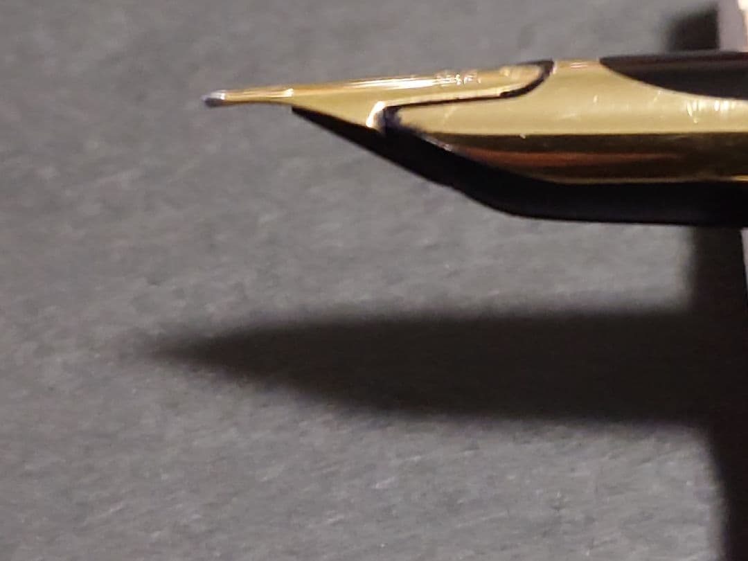 Waterman c/f モアレ plaque or g