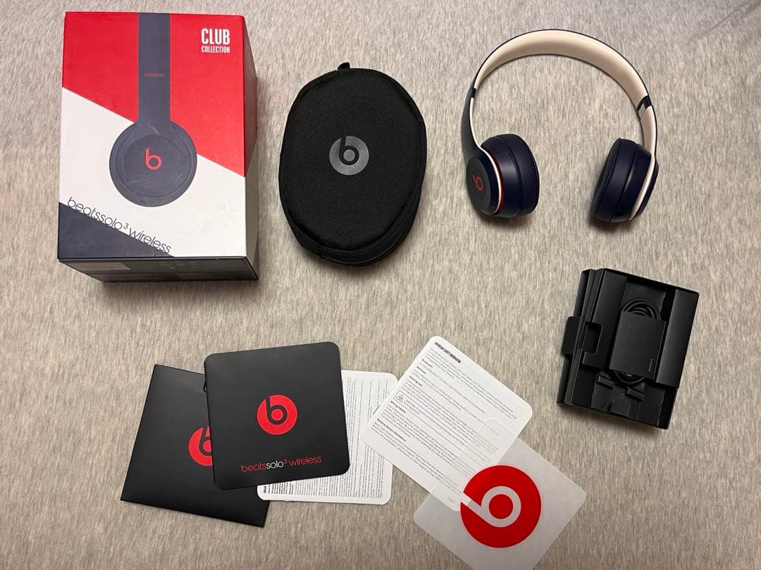 Beats Solo 3 ネイビー　wireless ヘッドホン