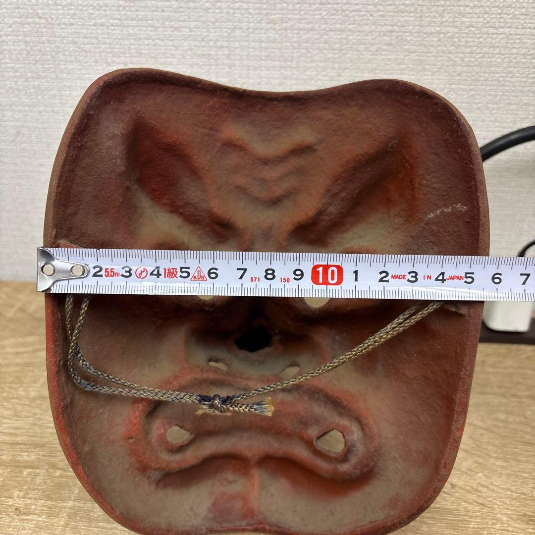 鉄製お面　能面　天狗　魔除け開運