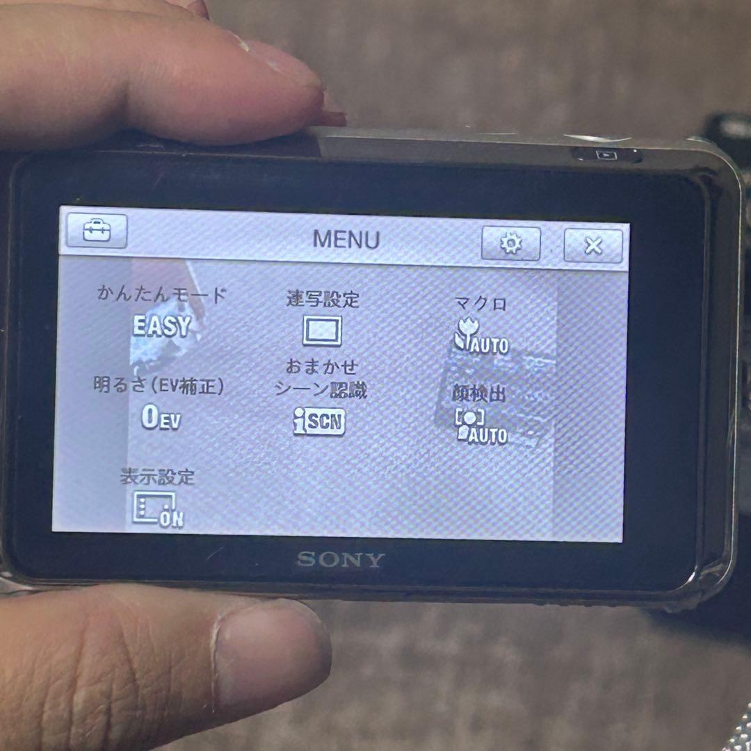 【稼働品　付属品付き】SONY Cyber-Shot DSC-T99 シルバー