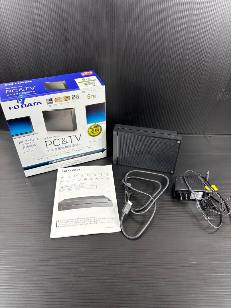 HDD-UTL6K USB 3.2 Gen1対応ハードディスク 6TB
