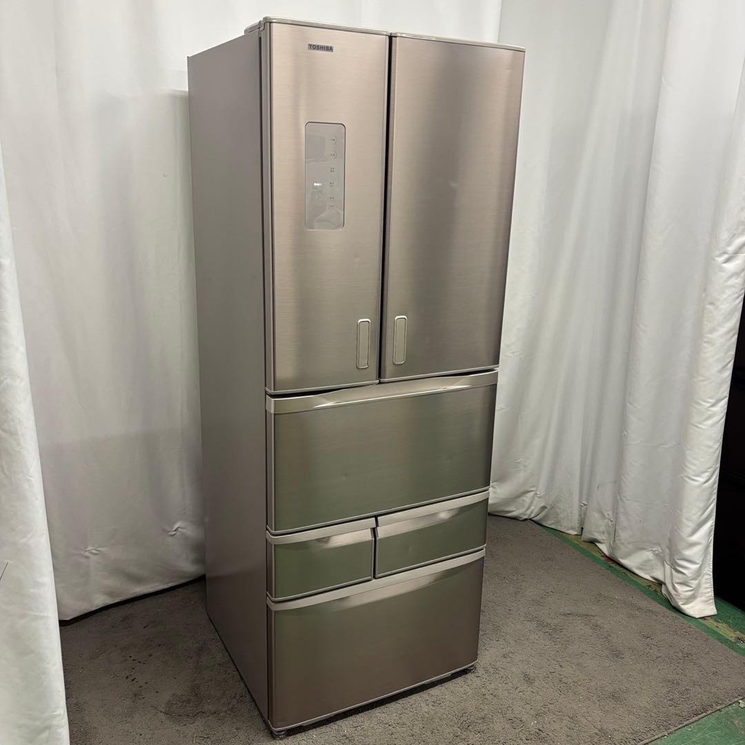 156❤️　冷蔵庫　東芝　500ℓ〜600ℓ　大型　綺麗　フレンチドア　設置無料
