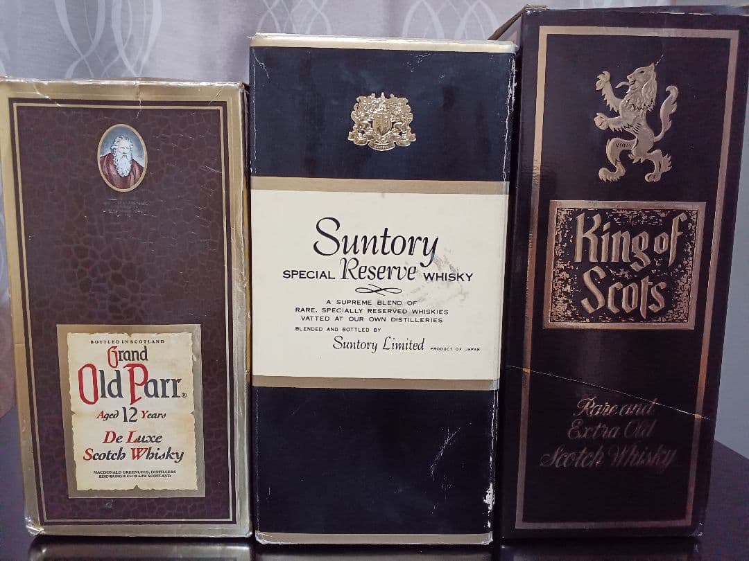 ウイスキー 古酒 3本セット 箱付 未開栓 サントリー SUNTORY スコッチ