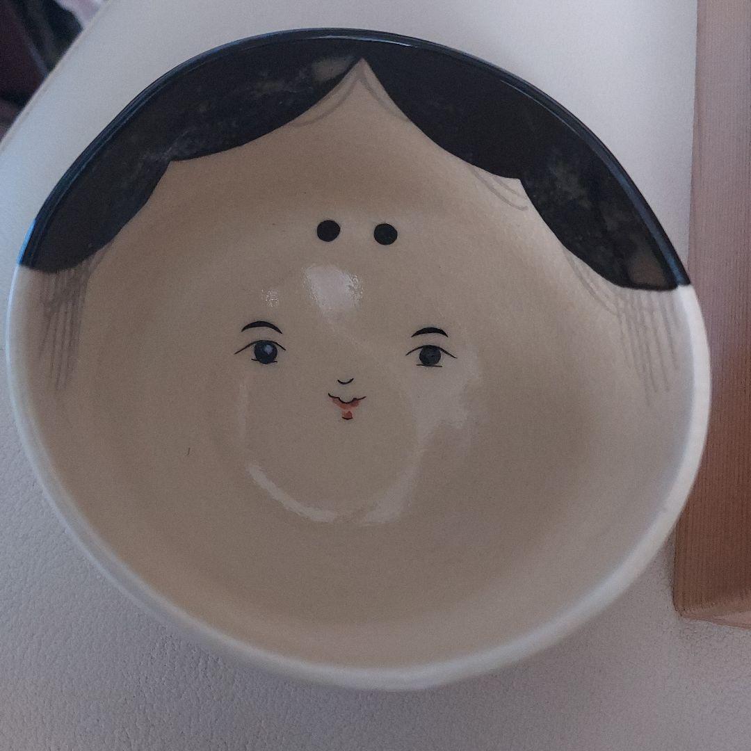 【新品未使用】お福茶碗 5客セット 茶道 骨董品 アンティーク 古美術
