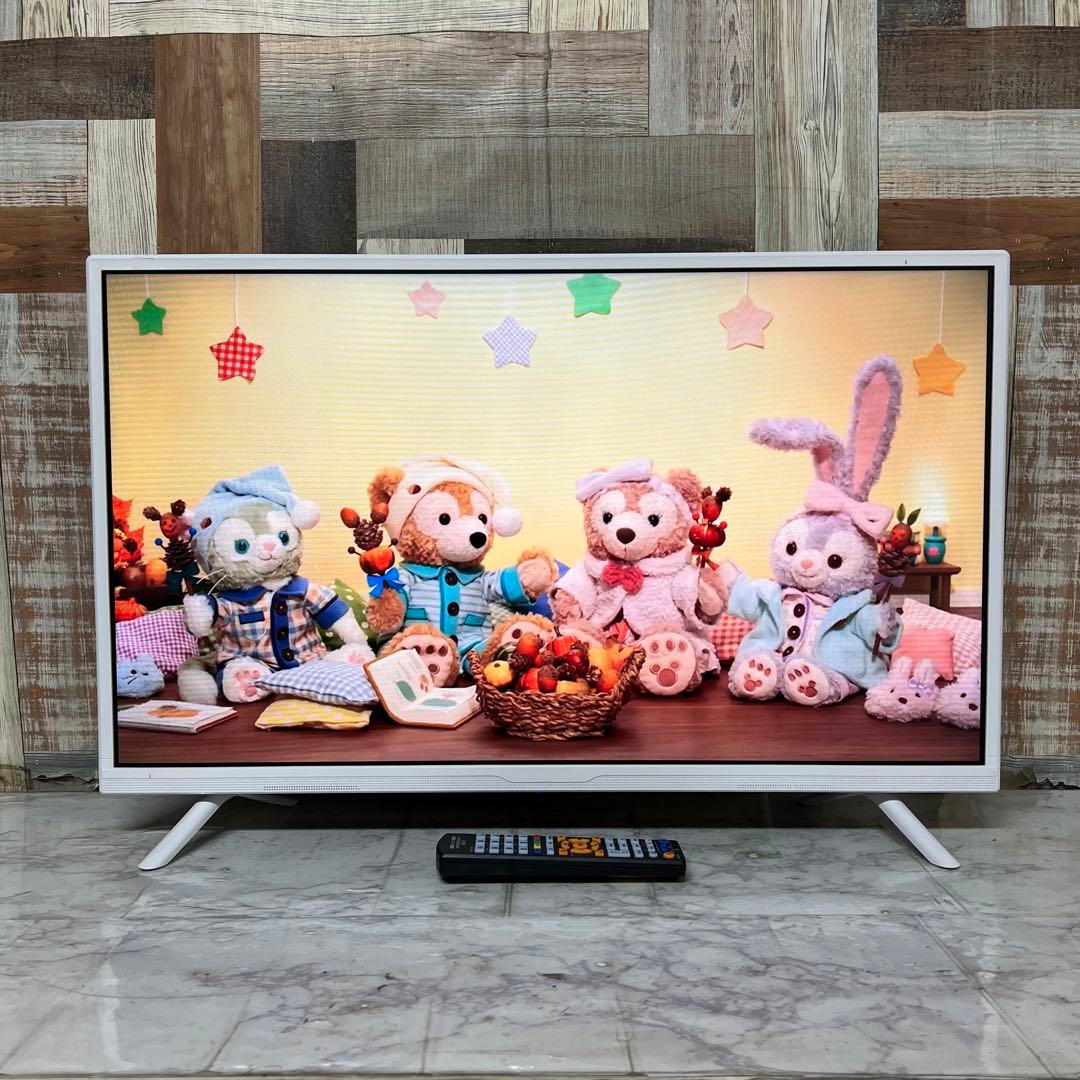 まあよおさん専用全国送料込3年前購入32型TVお洒落なホワイトパネル新品リモコン
