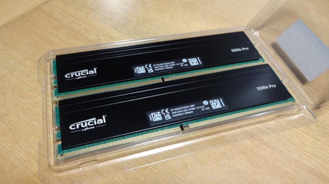 Crucial DDR4 Pro メモリ 16GB×2枚
