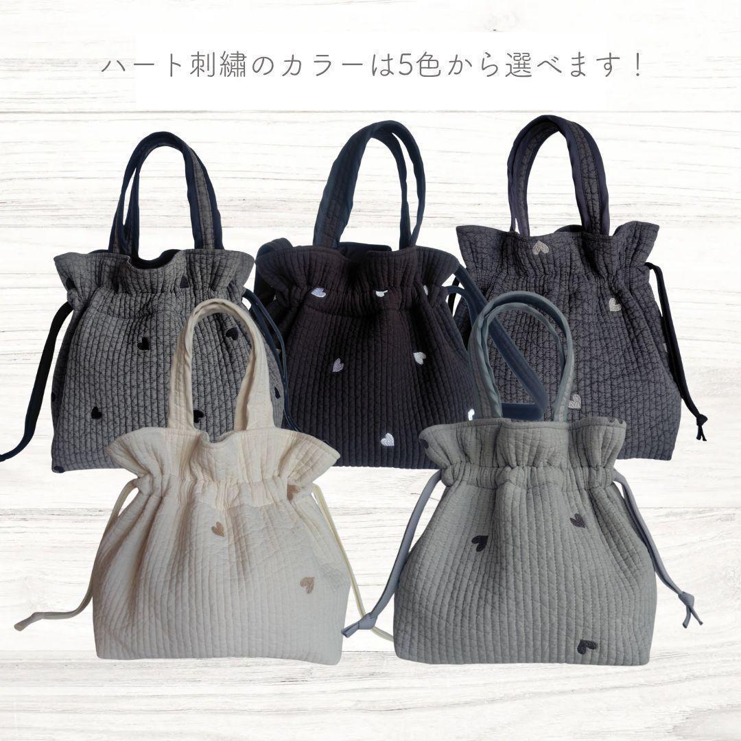 Dカン 底板ヌビ☆オムツポーチ・ボンボンバッグ☆ グレー×ダークグレー♡