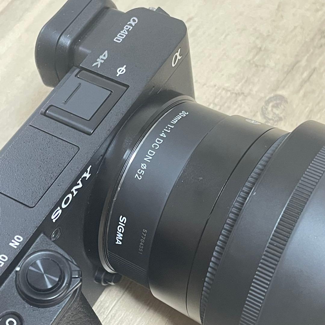 sony α6400 SIGMA 30mm f1.4