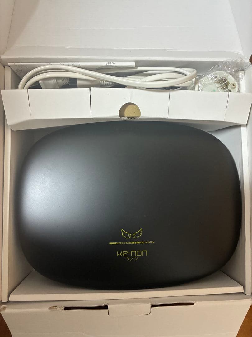 脱毛器ケノンver.8.6 スーパープレミアム2、美顔カードリッジ付