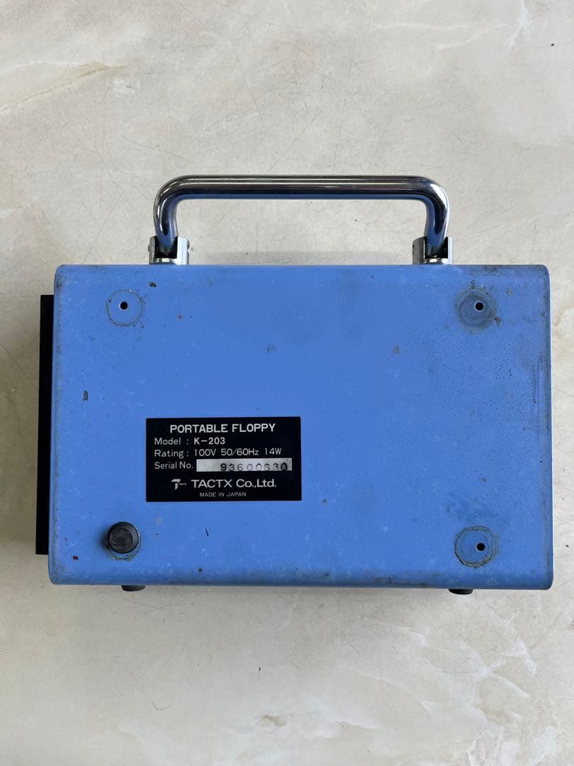 タクテックス/TACTXポータブルフロッピー　K203 NCデータ入出力