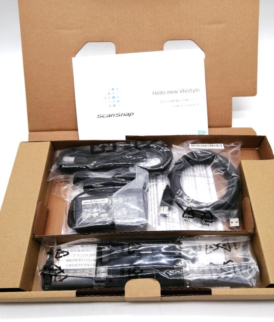 未使用！富士通 PFU スキャナー iX1500 ブラック FI-IX1500