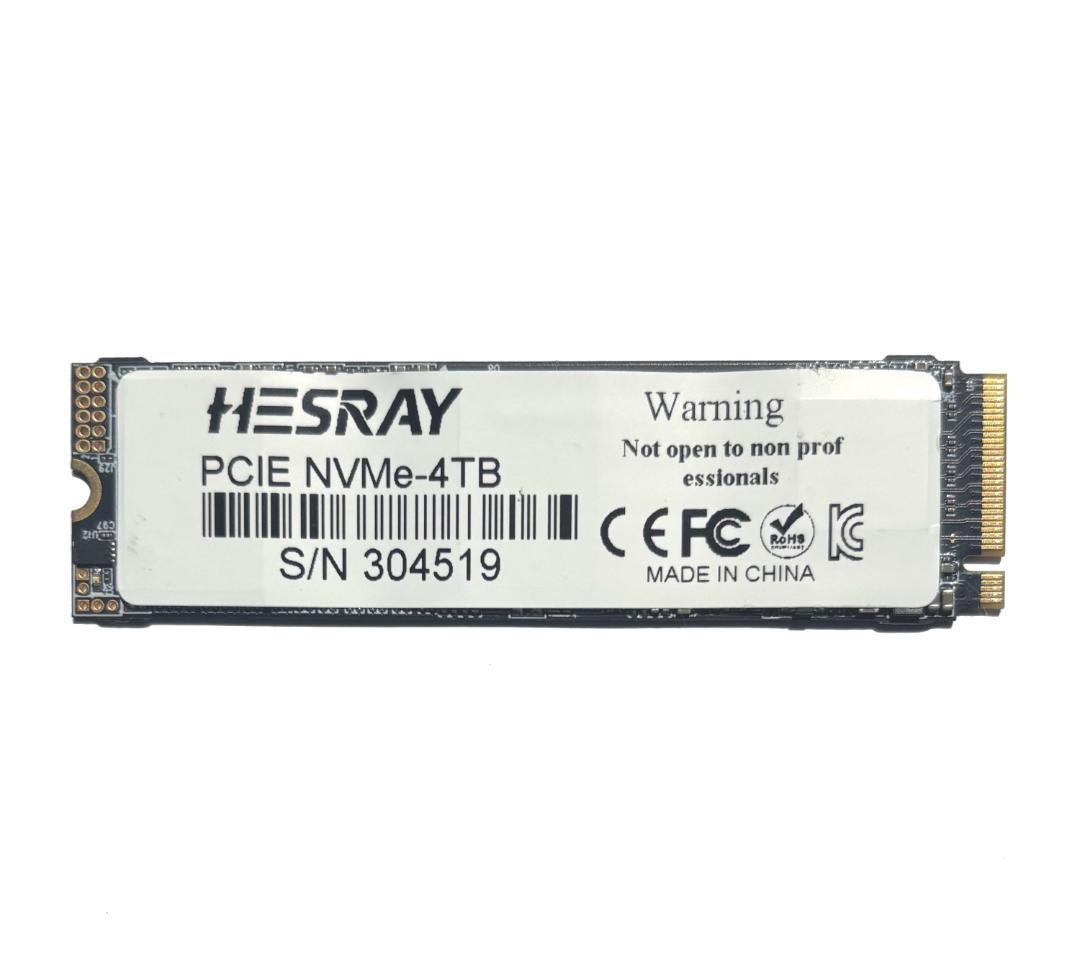 内蔵型SSD HESRAY NVMe M.2 2280 PCIe3.0 Gen3*4 SSD