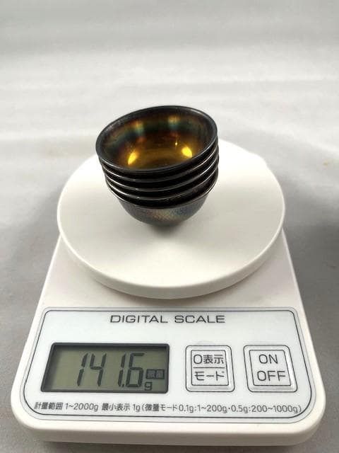 純銀　酒器揃え　チロリ２個　盃５個