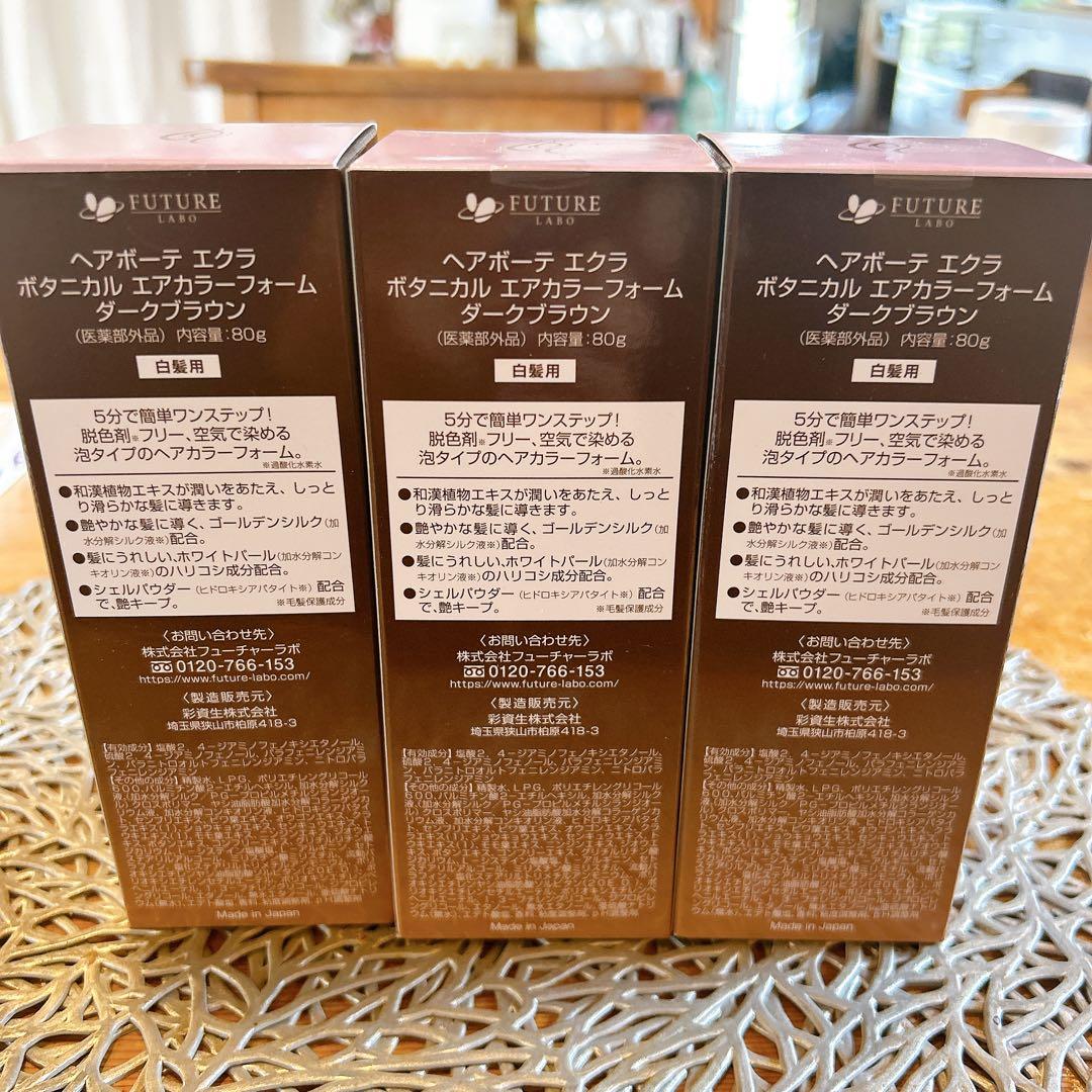 【3個セット】ÉCLAT ヘアカラー エアカラー 80g