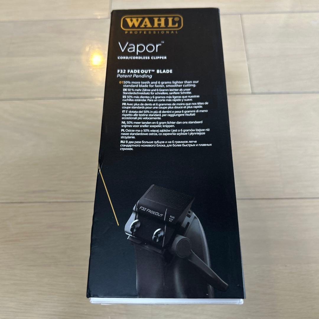 未使用品Wahl vapor Star ヴェイパー コー ド/コードレス