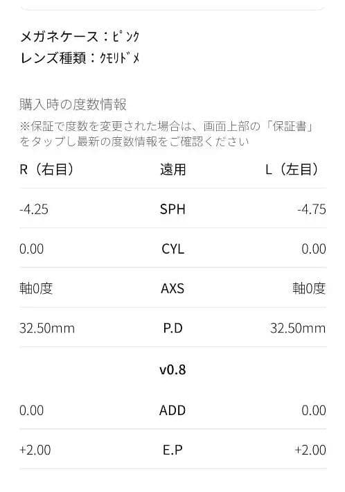 【未使用】JINS★ジーンズ★ 中顔面短縮メガネ　度あり