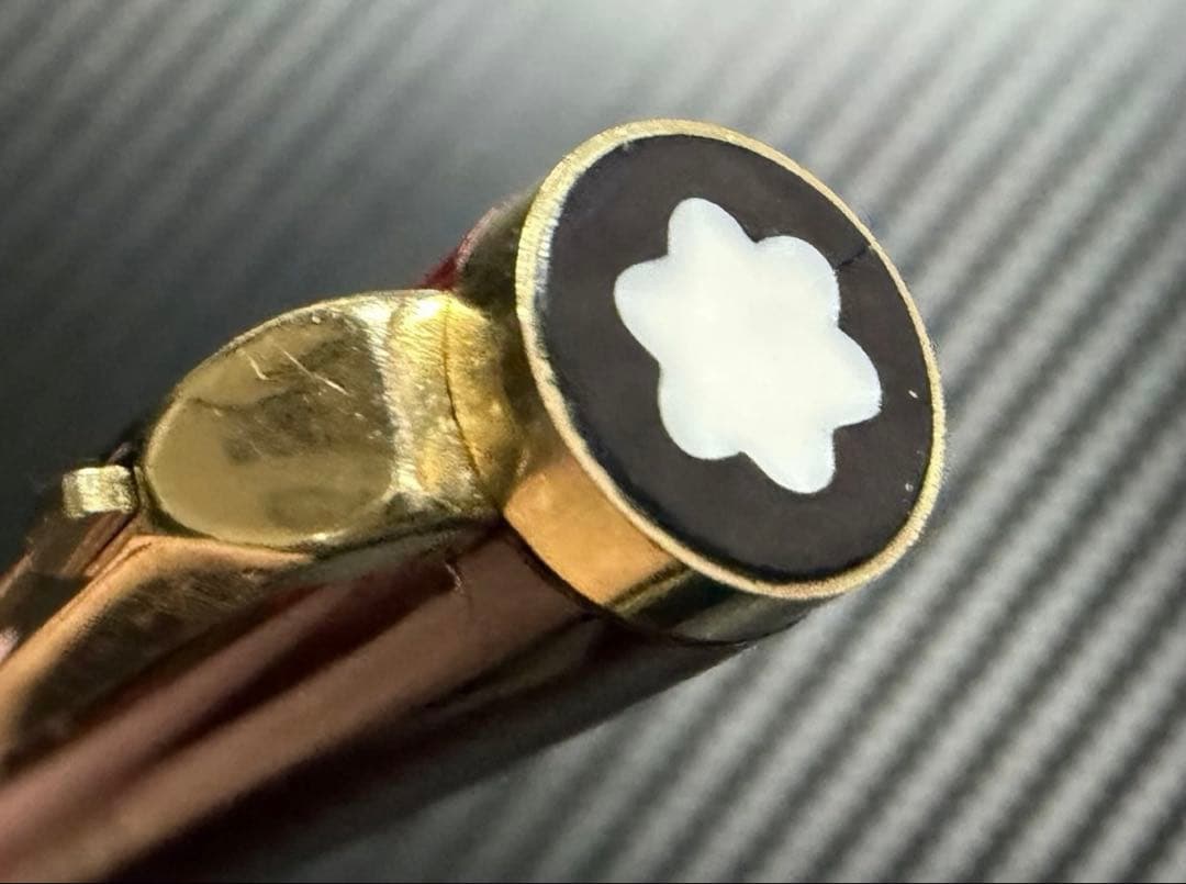 美品 モンブラン No.181 ボルドー ボールペン ハンマートリガー