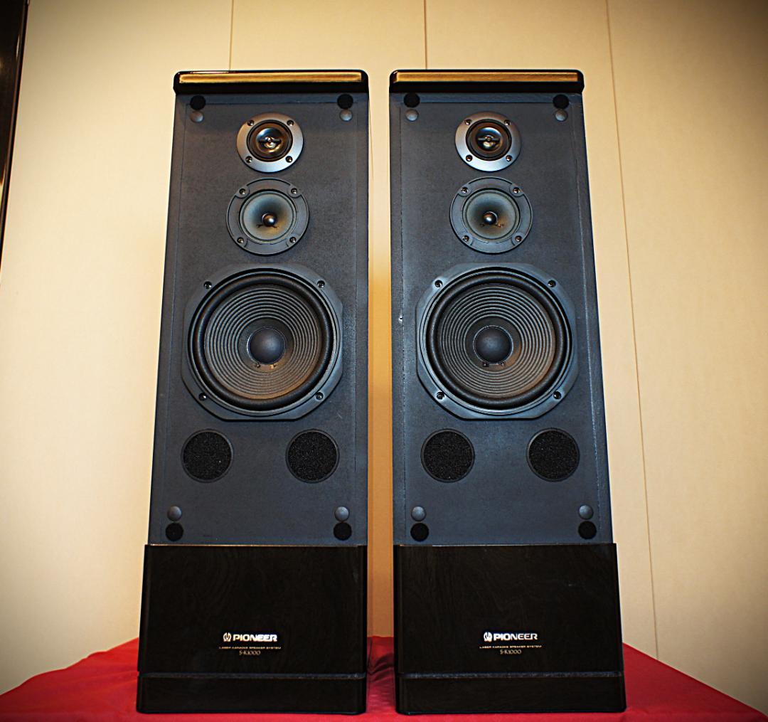 【超美品】Pioneerスピーカー：S-K1000　サランネット着脱化 整備良品