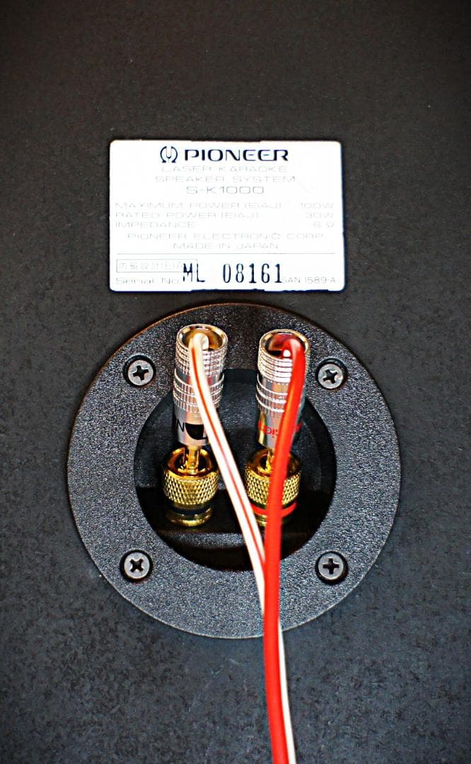 【超美品】Pioneerスピーカー：S-K1000　サランネット着脱化 整備良品