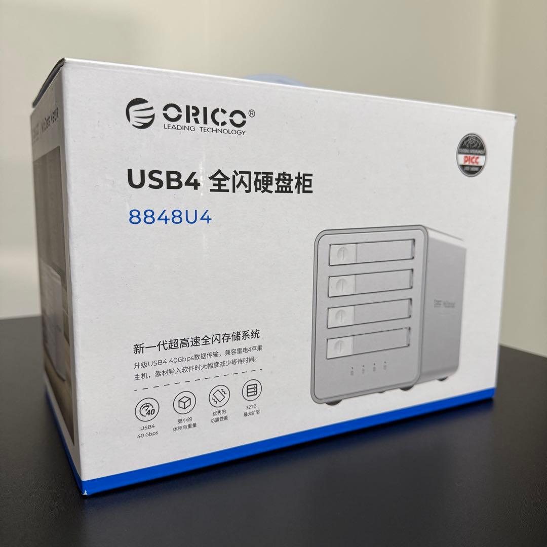 ORICO 40Gbps オールフラッシュ SSDケース