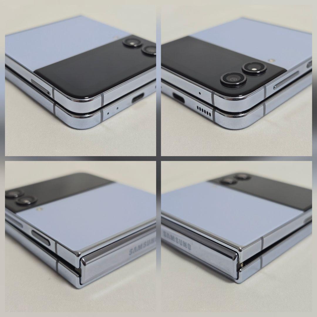【美品】Galaxy Z Flip4 SIMフリー 判定○ 海外版 ブルー