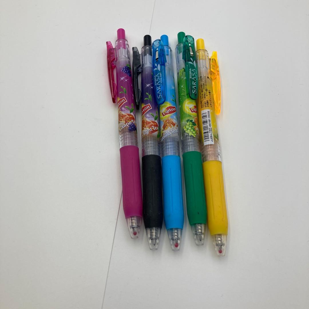 サラサ リプトン ボールペン 4本セット　廃盤