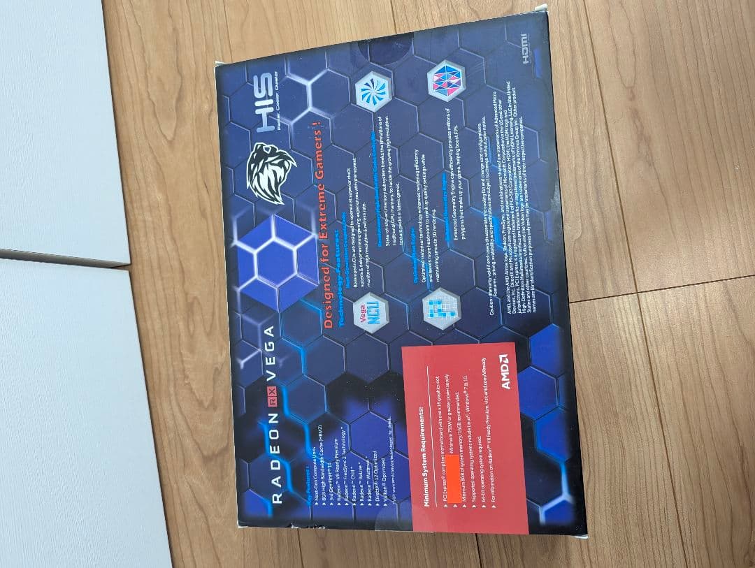 グラフィックボード・グラボ・ビデオカード HIS RX Vega 64 Air Black 8GB