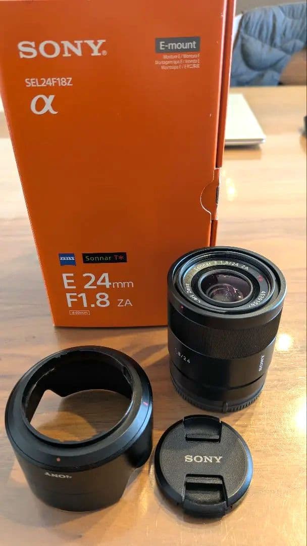 SONY E 24mm F1.8 SEL24F18Z レンズ フィルター付き