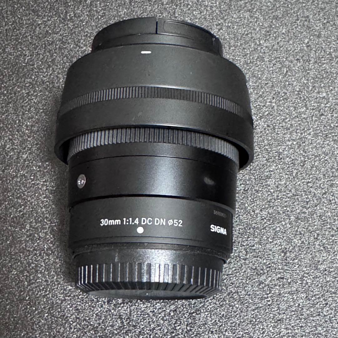【新品同様】SIGMA 30mm F1.4 DC DN 富士フイルムX用